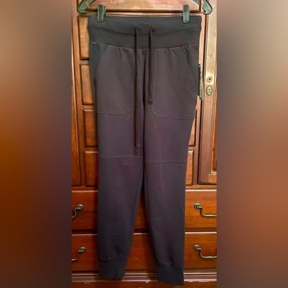 NWT Zella All Day Black Moisture Wicking Jogger Pants, Drawstring, Size (XS)
